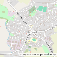 Map of Barwell, Leicestershire
