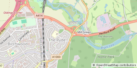 Map of Royston, Hertfordshire