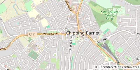 Map of Barnet