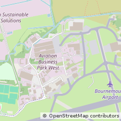 Map of Christchurch, Dorset