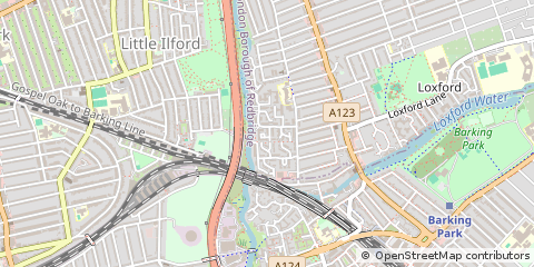 Map of Ilford