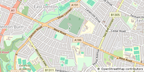 Map of Newcastle Upon Tyne
