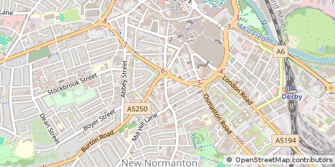 Map of Derby