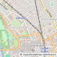 Map of Cardiff