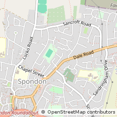 Map of Derby, Derbyshire