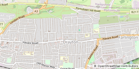 Map of Portsmouth, Hampshire