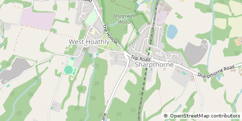 Map of East Grinstead
