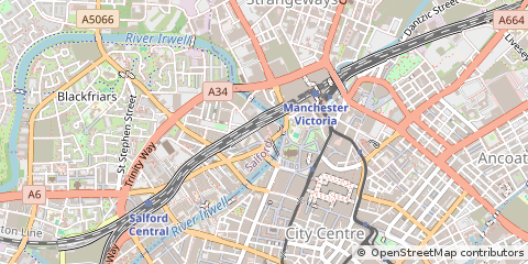 Map of Salford