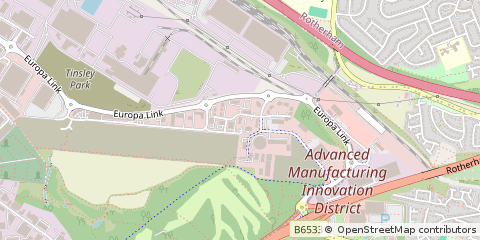 Map of Sheffield