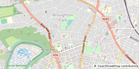 Map of Salford