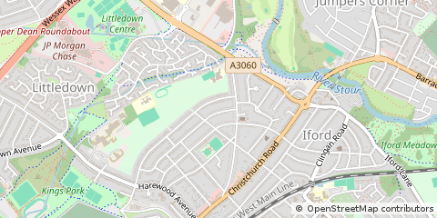 Map of Bournemouth