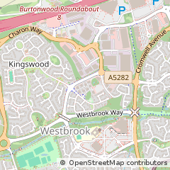 Map of Warrington