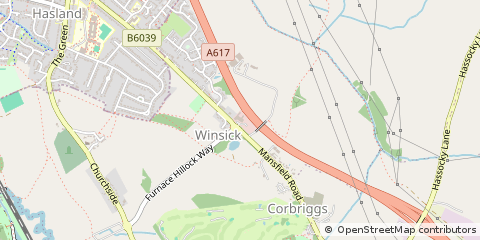 Map of Chesterfield