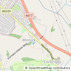 Map of Chesterfield