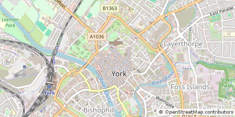 Map of York