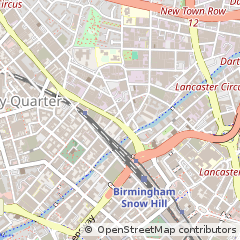 Map of Birmingham, West Midlands
