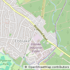Map of Verwood, Dorset