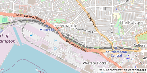 Map of Southampton