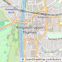 Map of Kingston Upon Thames