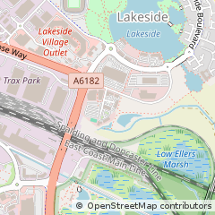 Map of Doncaster, South Yorkshire