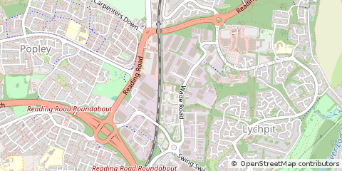 Map of Basingstoke