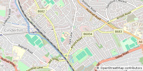 Map of Nottingham