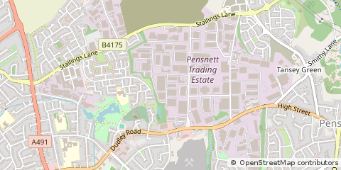 Map of Kingswinford, West Midlands