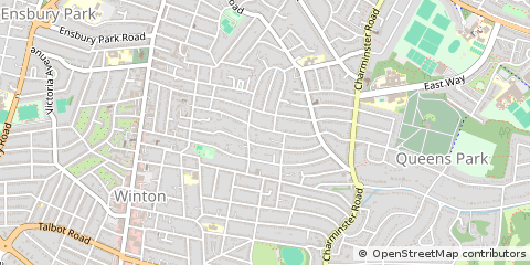 Map of Bournemouth