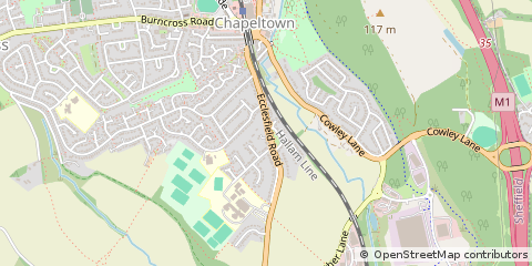 Map of Sheffield