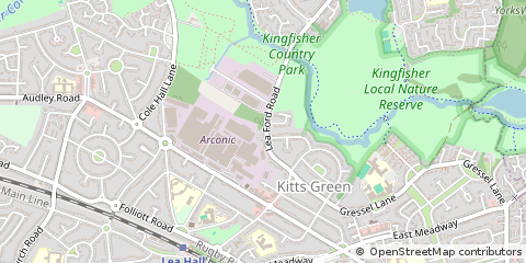 Map of Birmingham
