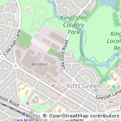 Map of Birmingham