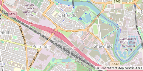 Map of Glasgow