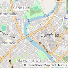 Map of Dumfries