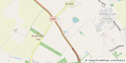 Map of Grimsby, N E Lincs