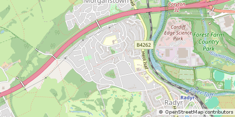 Map of Cardiff