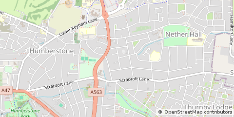 Map of Leicester