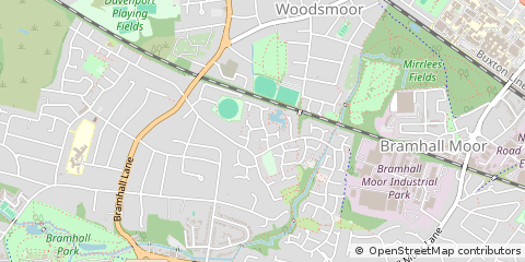 Map of Stockport, Cheshire