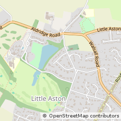 Map of Sutton Coldfield, West Midlands