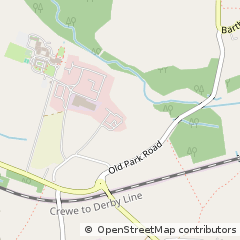 Map of Crewe, Cheshire