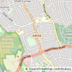 Map of Halesowen