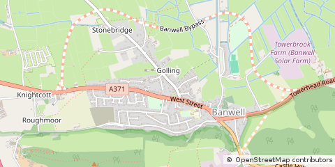 Map of Banwell, Avon