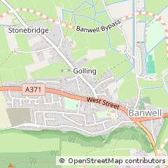 Map of Banwell, Avon