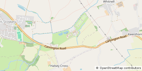 Map of Nether Stowey, Bridgwater