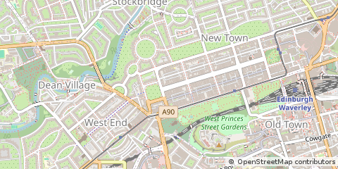 Map of Edinburgh