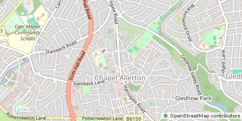 Map of Leeds