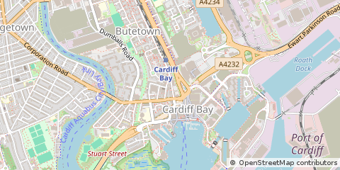 Map of Cardiff