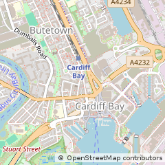 Map of Cardiff