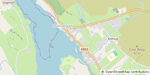 Map of Isle of Skye