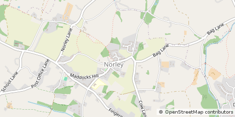 Map of Frodsham, Cheshire