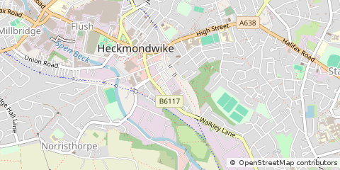 Map of Heckmondwike